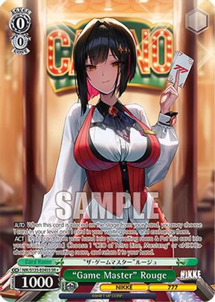 "Game Master" Rouge (SR) (NIK/S135-E045S) - GODDESS OF VICTORY: NIKKE Vol.2