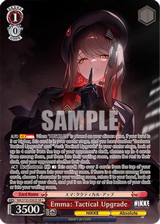 Emma: Tactical Upgrade (SR) (NIK/S135-E062S) - GODDESS OF VICTORY: NIKKE Vol.2