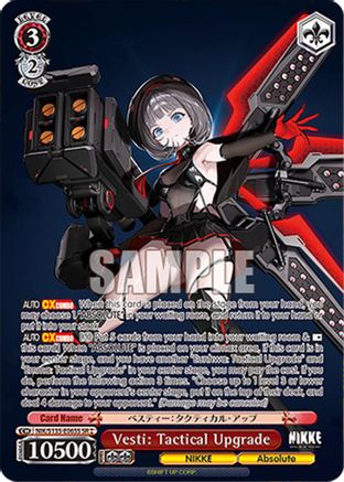 Vesti: Tactical Upgrade (SR) (NIK/S135-E065S) - GODDESS OF VICTORY: NIKKE Vol.2