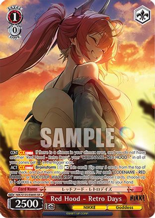 Red Hood - Retro Days (SR) (NIK/S135-E069S) - GODDESS OF VICTORY: NIKKE Vol.2