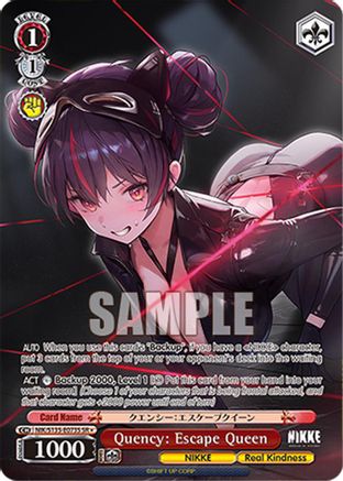 Quency: Escape Queen (SR) (NIK/S135-E073S) - GODDESS OF VICTORY: NIKKE Vol.2