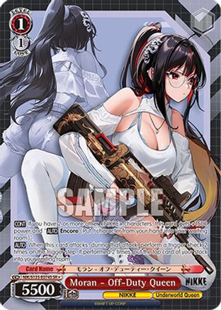 Moran - Off-Duty Queen (SR) (NIK/S135-E074S) - GODDESS OF VICTORY: NIKKE Vol.2