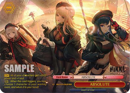 ABSOLUTE (RRR) (NIK/S135-E082R) - GODDESS OF VICTORY: NIKKE Vol.2