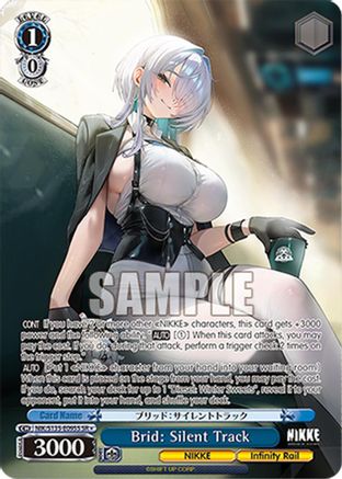 Brid: Silent Track (SR) (NIK/S135-E095S) - GODDESS OF VICTORY: NIKKE Vol.2