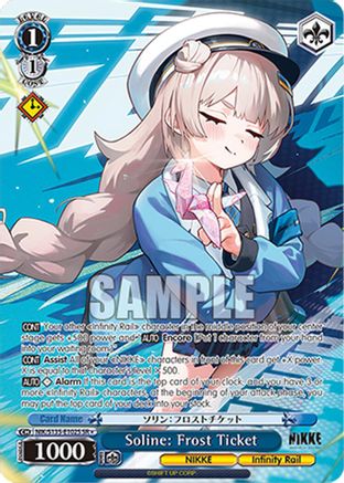 Soline: Frost Ticket (SR) (NIK/S135-E102S) - GODDESS OF VICTORY: NIKKE Vol.2