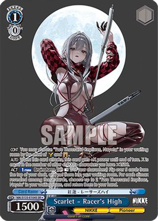 Scarlet - Racer's High (SR) (NIK/S135-E104S) - GODDESS OF VICTORY: NIKKE Vol.2