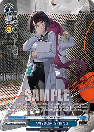 WISDOM SPRING (SR) (NIK/S135-E109S) - GODDESS OF VICTORY: NIKKE Vol.2