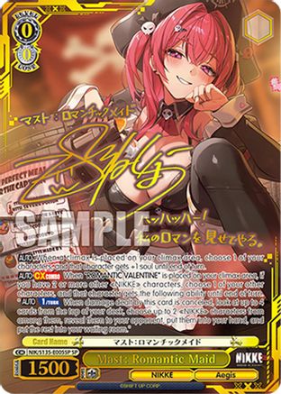 Mast: Romantic Maid (SP) (NIK/S135-E005SP) - GODDESS OF VICTORY: NIKKE Vol.2