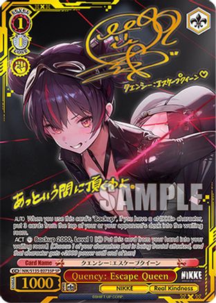 Quency: Escape Queen (SP) (NIK/S135-E073SP) - GODDESS OF VICTORY: NIKKE Vol.2