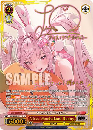 Alice: Wonderland Bunny (SP) (NIK/S135-E075SP) - GODDESS OF VICTORY: NIKKE Vol.2