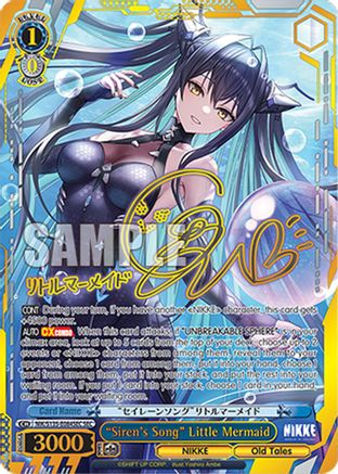 "Siren's Song" Little Mermaid (SEC) (NIK/S135-E084SEC) - GODDESS OF VICTORY: NIKKE Vol.2