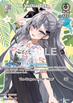 Vestia Zeta (SR) (hBP01-026) - Extra Booster Summer hologram Foil