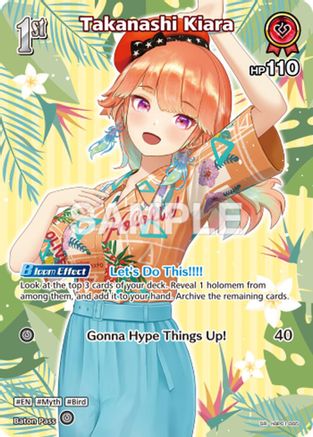 Takanashi Kiara (SR) (hBP01-065) (hBP01-065) - Extra Booster Summer hologram Foil