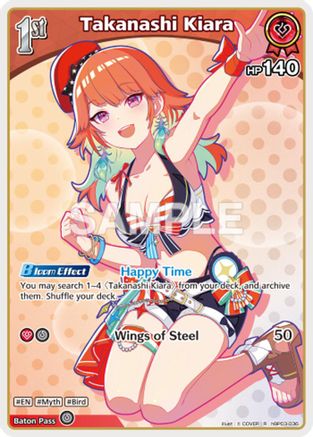 Takanashi Kiara (R) (hBP03-036) - Extra Booster Summer hologram Foil