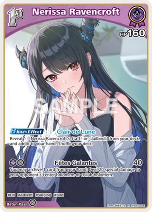 Nerissa Ravencroft (R) (hBP05-060) - Extra Booster Summer hologram Foil