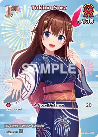 Tokino Sora (SR) (hEB01-004) (hEB01-004) - Extra Booster Summer hologram Foil
