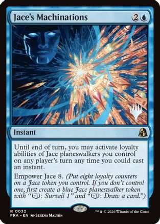 Jace's Machinations (PPFRA-032) - Promo Pack: Reality Fracture Foil
