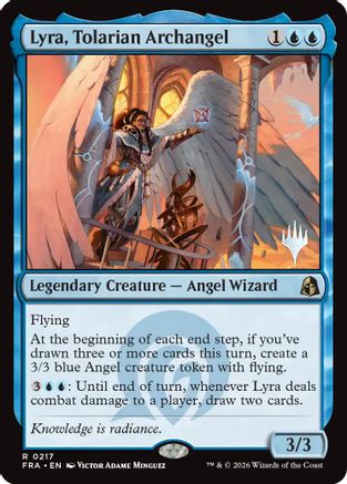 Lyra, Tolarian Archangel (PPFRA-217) - Promo Pack: Reality Fracture Foil
