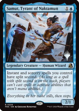 Samut, Tyrant of Naktamun (PPFRA-220) - Promo Pack: Reality Fracture Foil