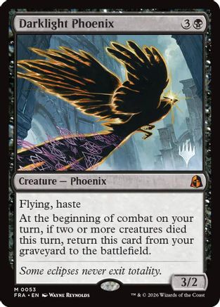 Darklight Phoenix (PPFRA-053) - Promo Pack: Reality Fracture Foil