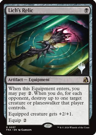 Lich's Relic (PPFRA-057) - Promo Pack: Reality Fracture