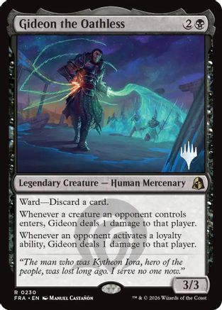 Gideon the Oathless (PPFRA-230) - Promo Pack: Reality Fracture