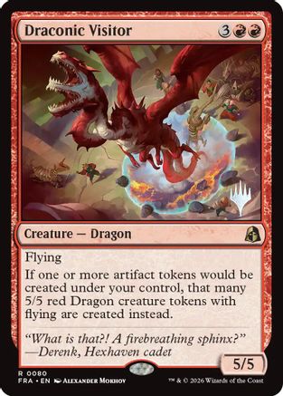 Draconic Visitor (PPFRA-080) - Promo Pack: Reality Fracture