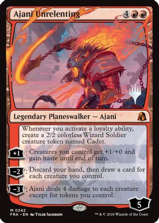 Ajani Unrelenting (PPFRA-242) - Promo Pack: Reality Fracture