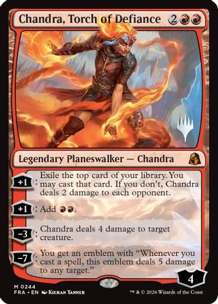Chandra, Torch of Defiance (PPFRA-244) - Promo Pack: Reality Fracture