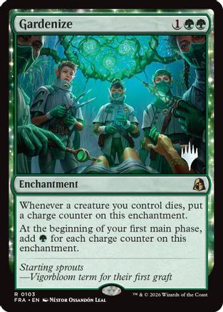 Gardenize (PPFRA-103) - Promo Pack: Reality Fracture Foil