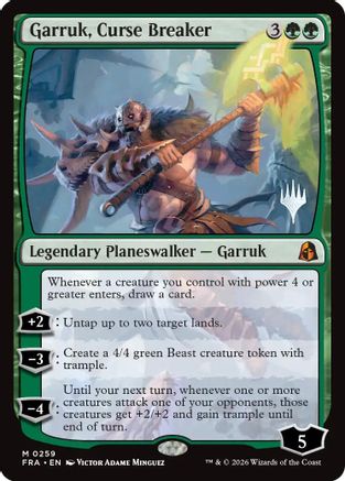 Garruk, Curse Breaker (PPFRA-259) - Promo Pack: Reality Fracture
