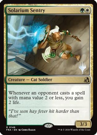 Solarium Sentry (PPFRA-148) - Promo Pack: Reality Fracture Foil