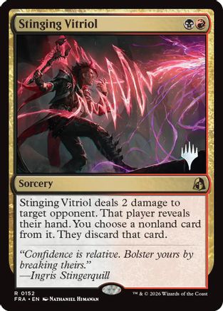 Stinging Vitriol (PPFRA-152) - Promo Pack: Reality Fracture Foil