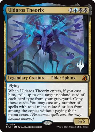 Uldaros Theorix (PPFRA-159) - Promo Pack: Reality Fracture