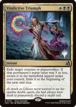 Vindictive Triumph (PPFRA-162) - Promo Pack: Reality Fracture Foil