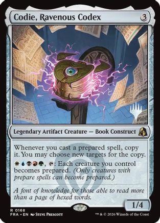 Codie, Ravenous Codex (PPFRA-168) - Promo Pack: Reality Fracture Foil