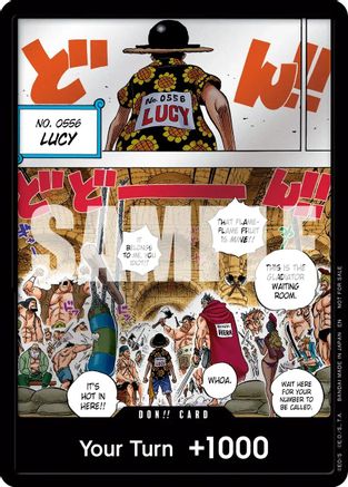DON!! Card (Flame-Flame Fruit Coliseum) - One Piece Promotion Cards Foil