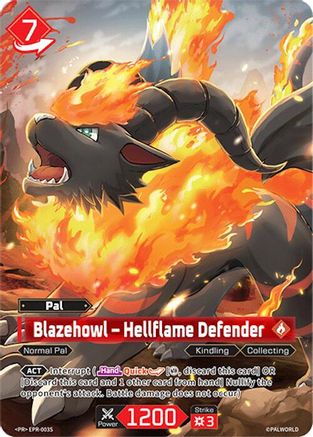 Blazehowl - Hellflame Defender - EPR-003S (EPR-003S) - Palworld Promo Cards Foil