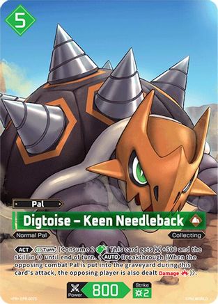Digtoise - Keen Needleback - EPR-007S (EPR-007S) - Palworld Promo Cards Foil