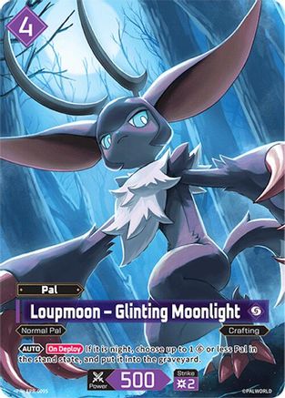 Loupmoon - Glinting Moonlight - EPR-009S (EPR-009S) - Palworld Promo Cards Foil