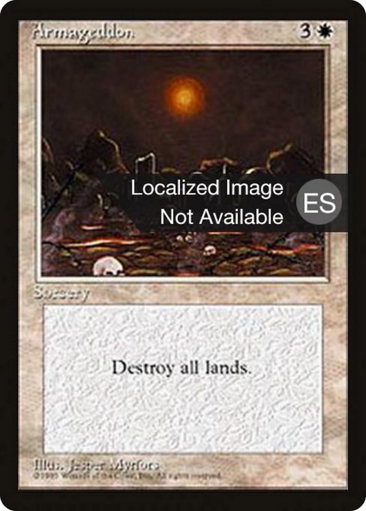 Armageddon [Fourth Edition (Foreign Black Border)]