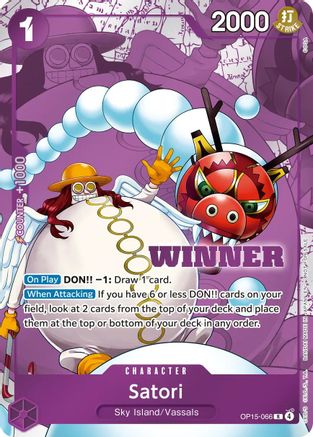 Satori (Winner Pack 2026 Vol. 4) (OP15-066) - One Piece Promotion Cards Foil
