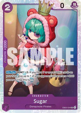 Sugar (Alternate Art) (EB05-034) - Extra Booster: One Piece Heroines Edition Vol. 2 Foil