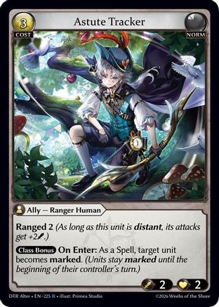 Astute Tracker (225) - Distorted Reflections Alter Edition Foil
