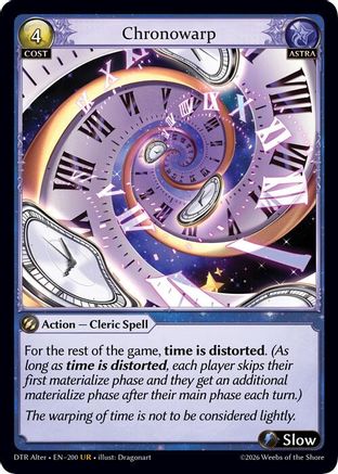 Chronowarp (200) - Distorted Reflections Alter Edition