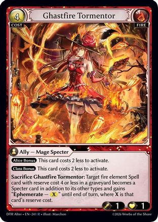 Ghastfire Tormentor (241) - Distorted Reflections Alter Edition Foil