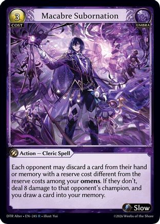 Macabre Subornation (245) - Distorted Reflections Alter Edition