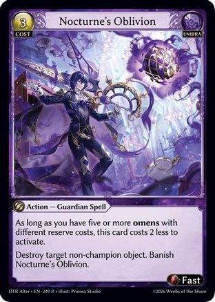 Nocturne's Oblivion (249) - Distorted Reflections Alter Edition