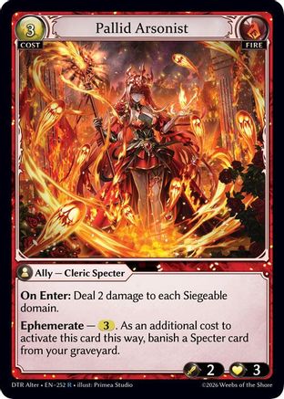 Pallid Arsonist (252) - Distorted Reflections Alter Edition Foil