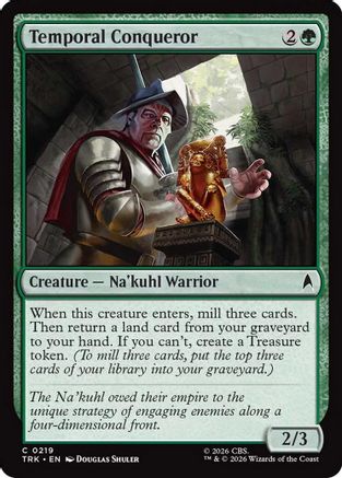 Temporal Conqueror (TRK-219) - Star Trek Foil